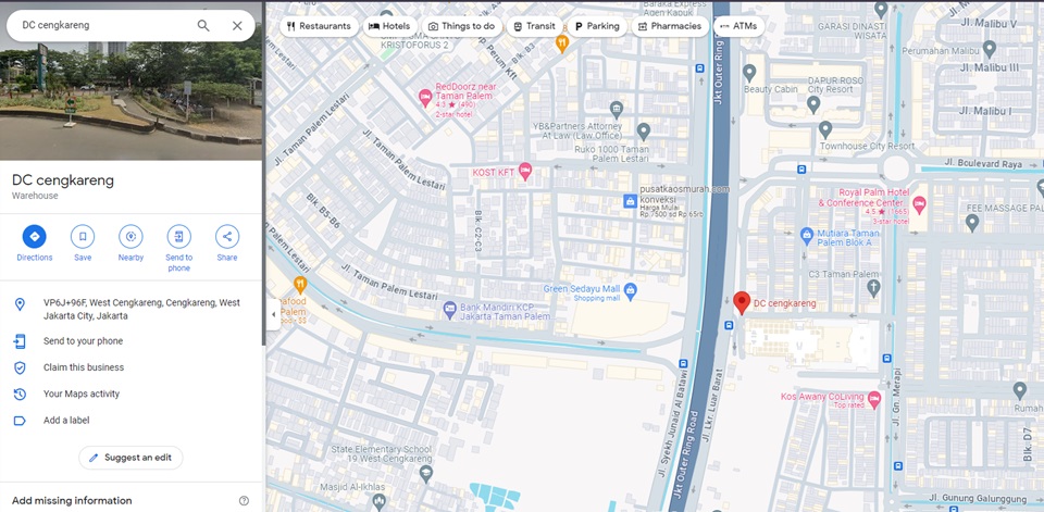 Cengkareng DC Shopee
