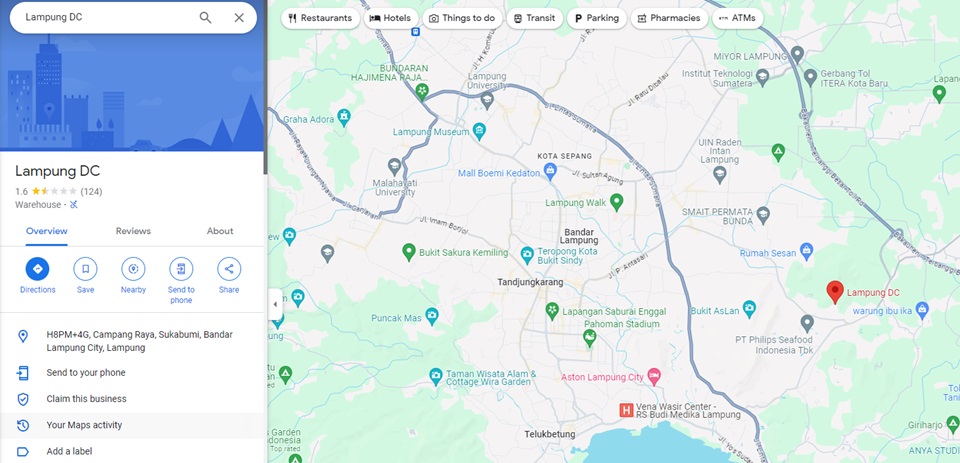 Lampung DC Shopee