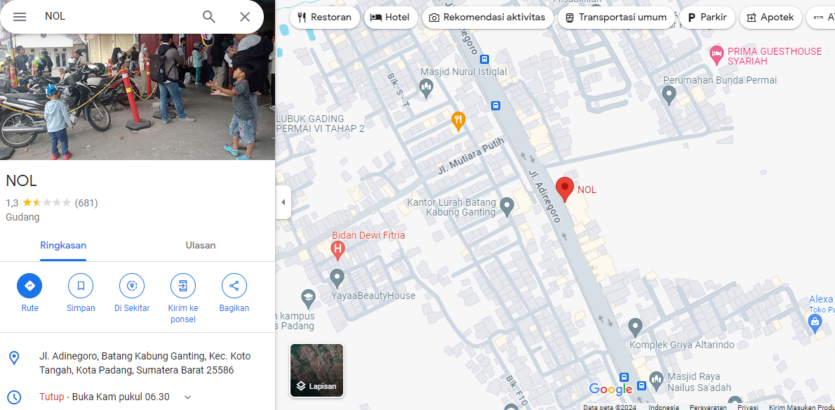 padang dc shopee