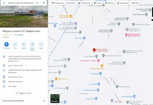 banjarmasin dc shopee