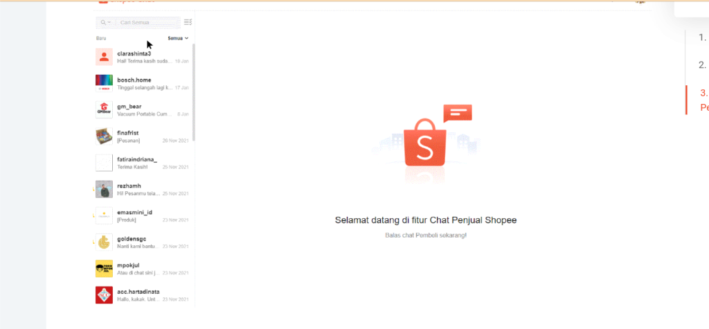 tanda chat shopee sudah dibaca