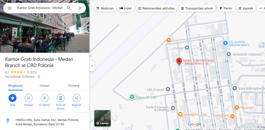 kantor grab medan