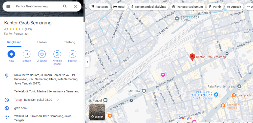 kantor grab semarang